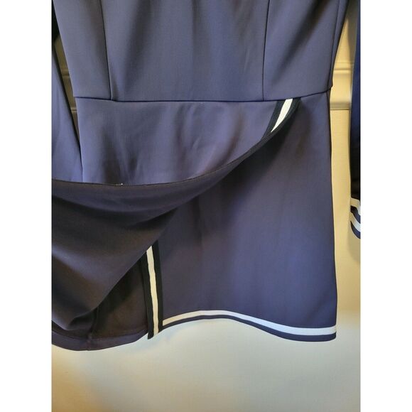 New womens sz xs vineyard vines navy blue performance long sleeve sport dress - Picture 4 of 5